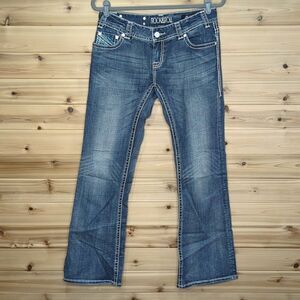 Rock & Roll Cowgirl Jeans Womens 28 Blue Original Lowrise Bootcut‎ Western
